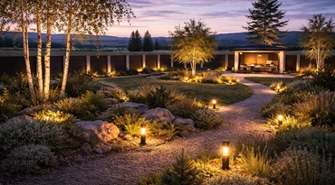 ландшафтное освещение в красноярске