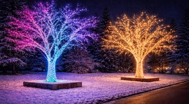 подсветка деревьев красноярск