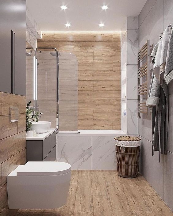 Отделка ванной комнаты: 8 видов материалов с плюсами и минусами