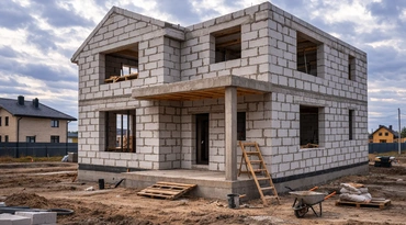 дом из газобетона